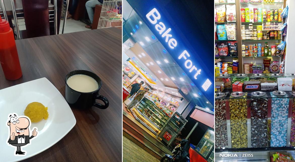See this picture of Bake Fort