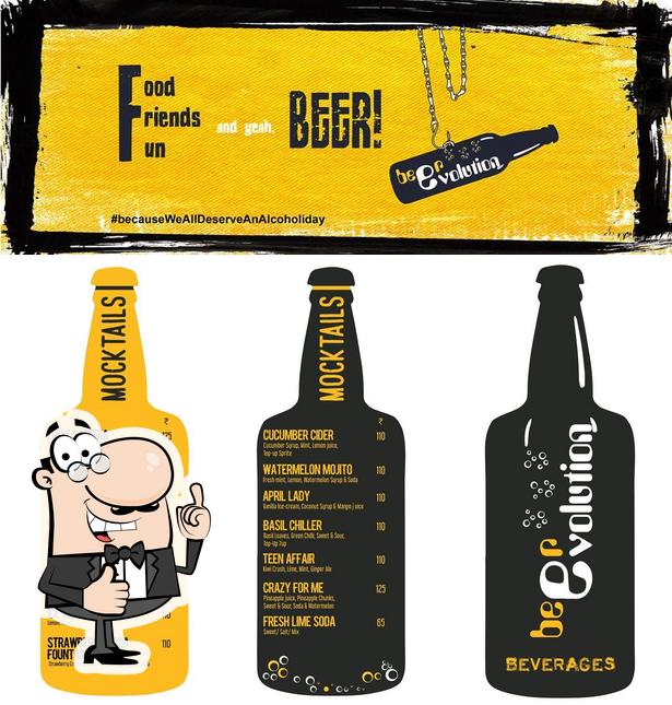 Look at this image of Beer Evolution