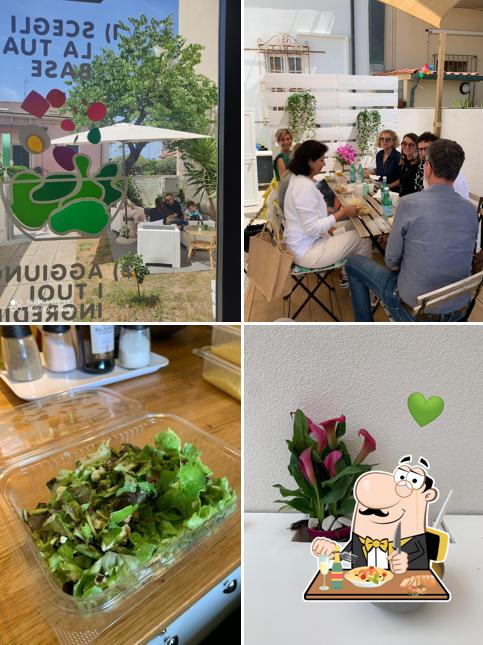 Cibo al Green and Go Garden Mangia sano take-away