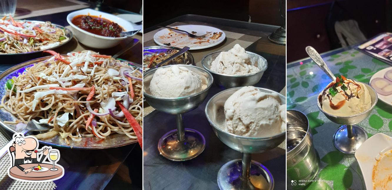 Ice cream at Jahnvi restaurant lakhisarai