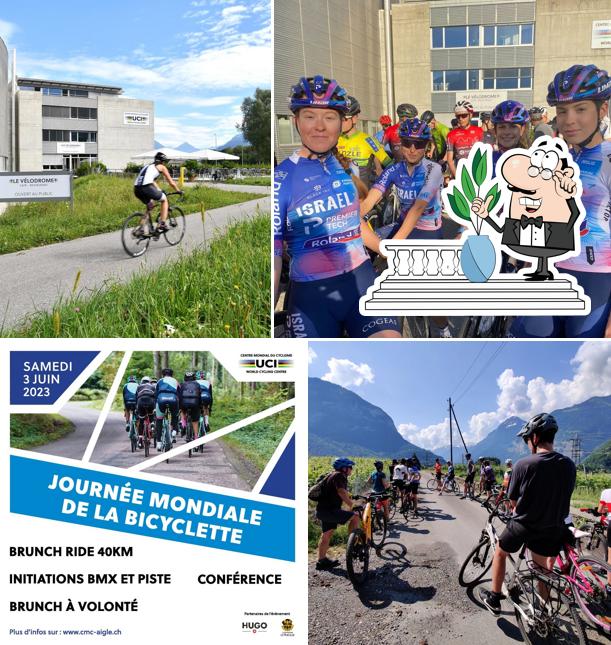 Gli esterni di Restaurant Le Velodrome Center Global Of Cycling Uci