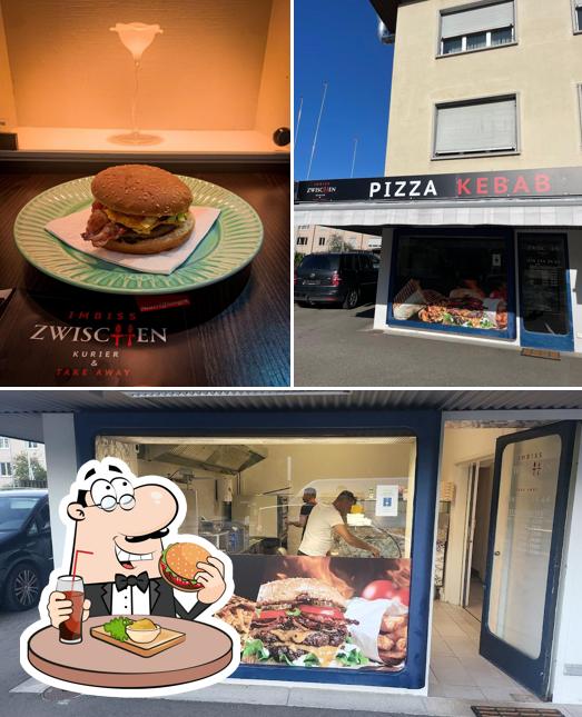 Prenditi un hamburger a Zwischen IMBISS Kurier & Take Away