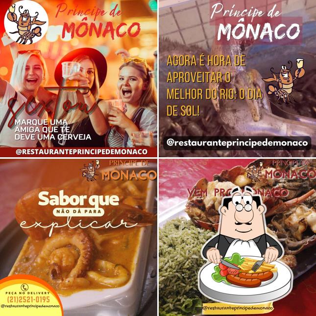Platos en Restaurante Príncipe de Mônaco - (Copacabana)