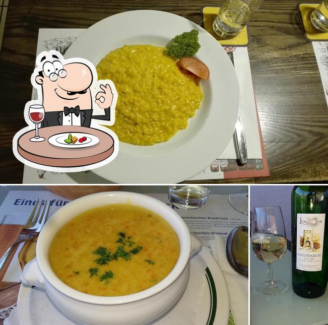 Questa è la foto che mostra la cibo e bevanda di Safran