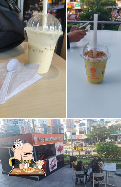 This is the image depicting food and interior at THE THICKSHAKE FACTORY