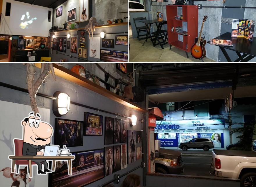 Veja imagens do interior do Sir Joe Rock n´Roll Food