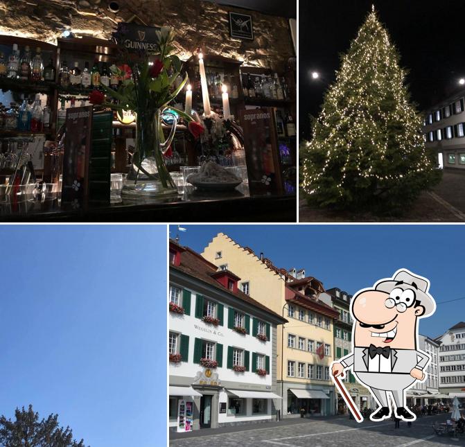 La parte esterna è una caratteristica importante di Sopranos Café