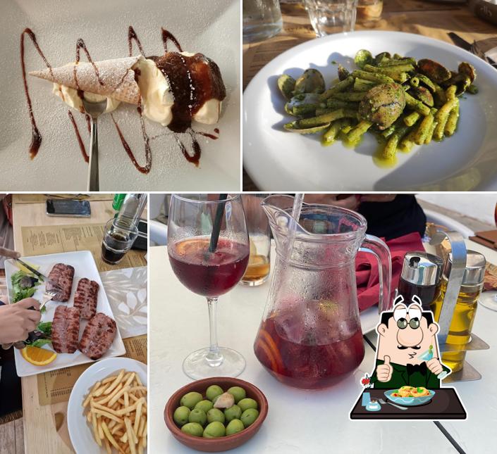 Cibo al Ristorante La Caveja