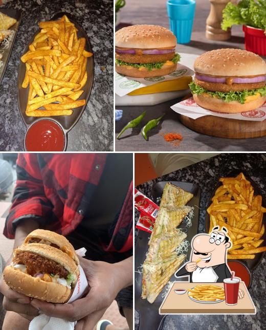 French fries at Burger Singh