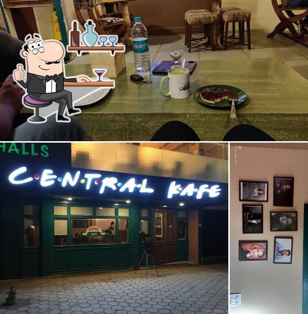 Take a seat at one of the tables at Central kafe