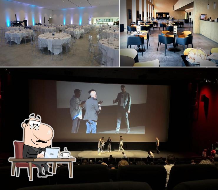 Tra le varie cose da PalaCinema Locarno si possono trovare la interni e cibo