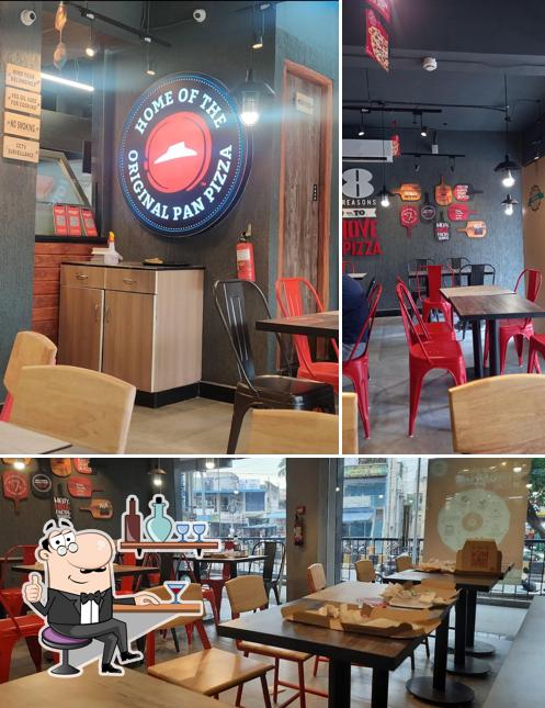 The interior of Pizza Hut