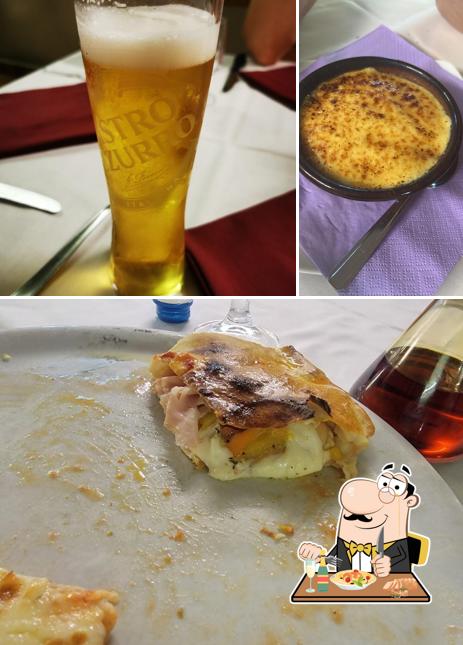 Creme brulee al La Pizzeria-Trattoria Rosalba