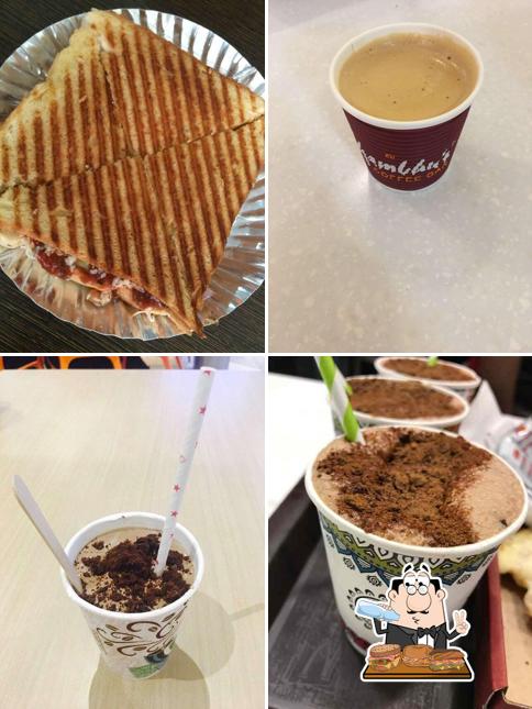 Order a sandwich at Shambhu's Coffee Bar