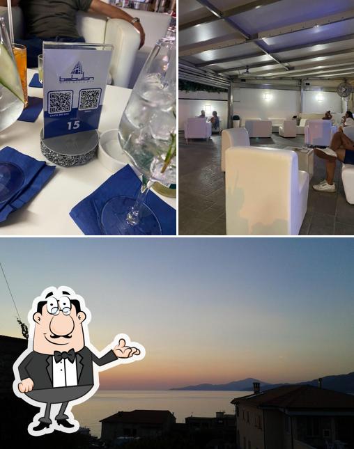 La interni e esterno del ristorante