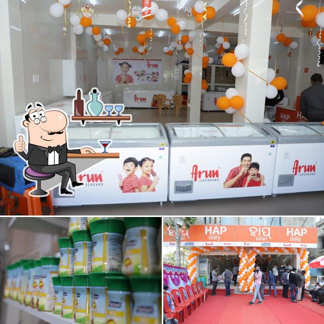 The interior of HAP Daily