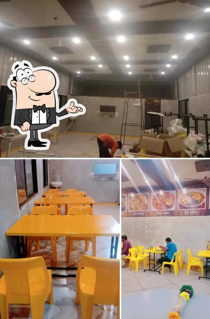 The interior of Hotel Gauri Mohol