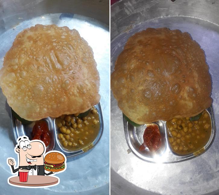 Get a burger at Hotel Manibaba