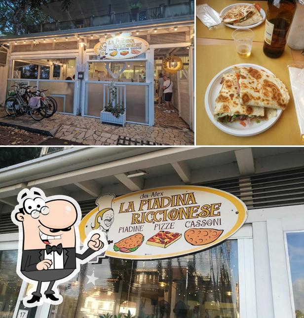 Questa è la foto che raffigura la esterno e birra di La Piadina Riccionese da Alex
