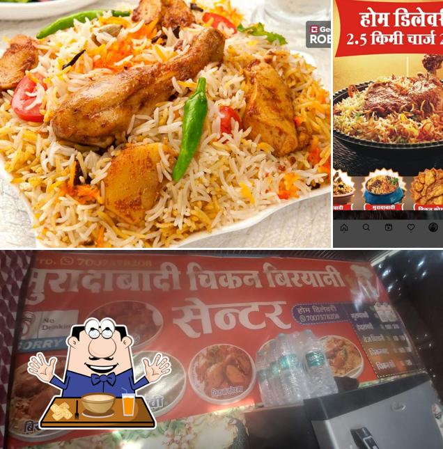 Food at Moradabadi Chikan Biryani