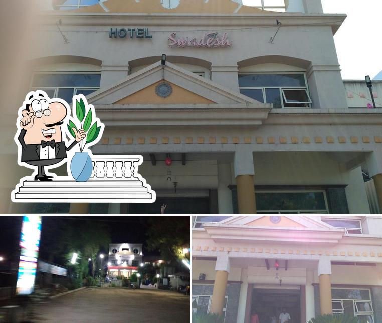 The exterior of Swadesh Hotel
