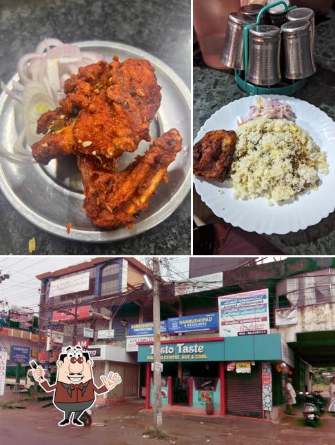 The restaurant's food and exterior