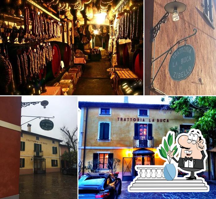 Gli esterni di Trattoria La Buca