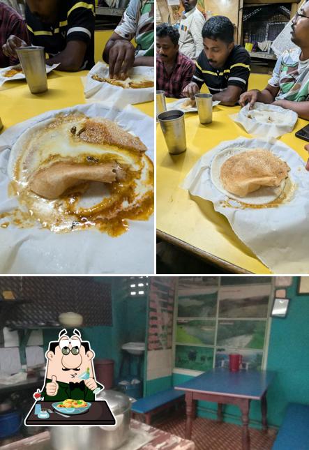 The restaurant's food and beverage