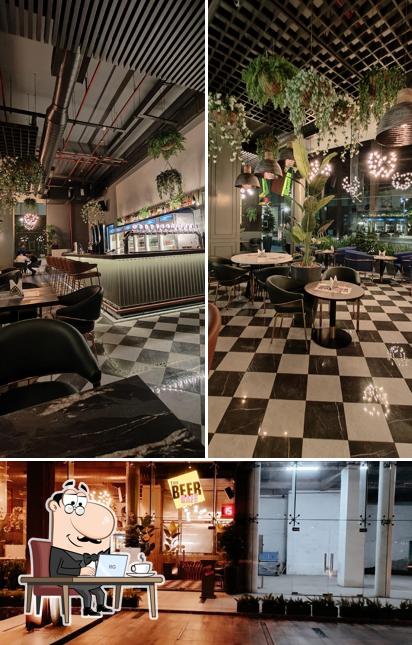The interior of The Beer Café