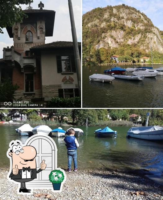 Puoi goderti l'aria fresca da seduto all'esterno di Cafè Capriccio