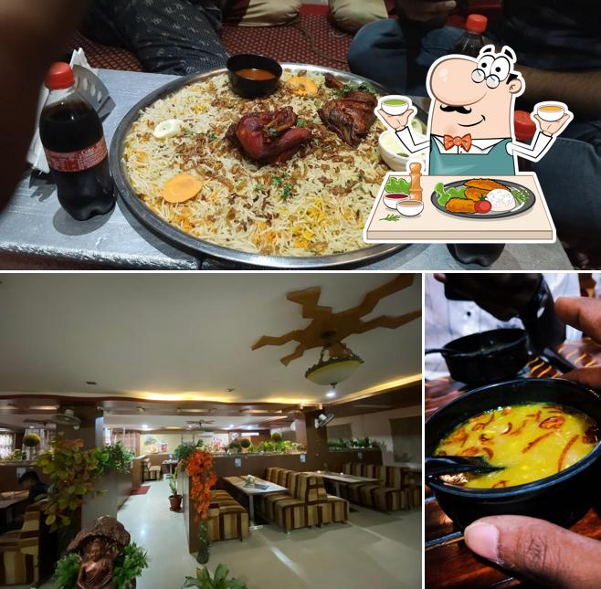 This is the photo showing food and interior at Magic Bucket Biryani Restaurant & Mandi