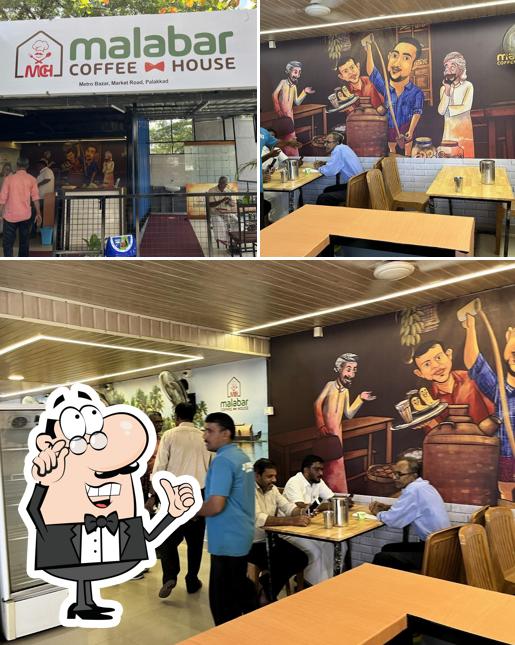 The interior of Malabar Coffee House