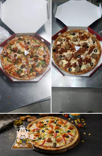 Pick pizza at Oven Story Pizza