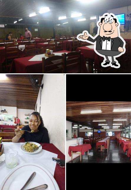 O interior do Pizzaria e Restaurante Hula Gula