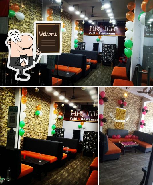 Here's a pic of Aroma cafe and restaurant