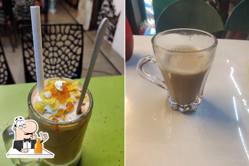 Enjoy a drink at Blends n rolls