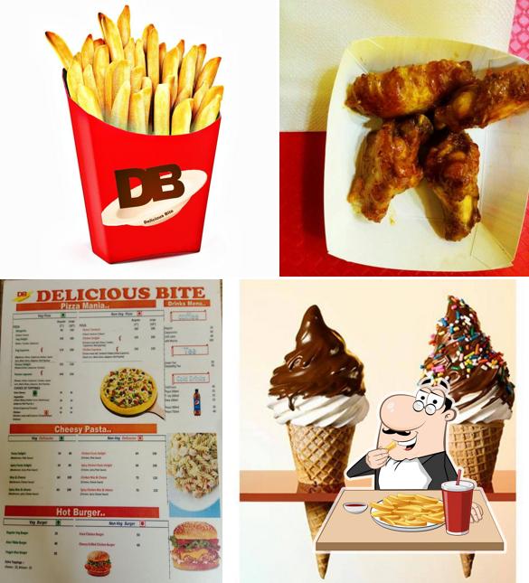 French fries at Delicious Bite continental restaurant Raiganj