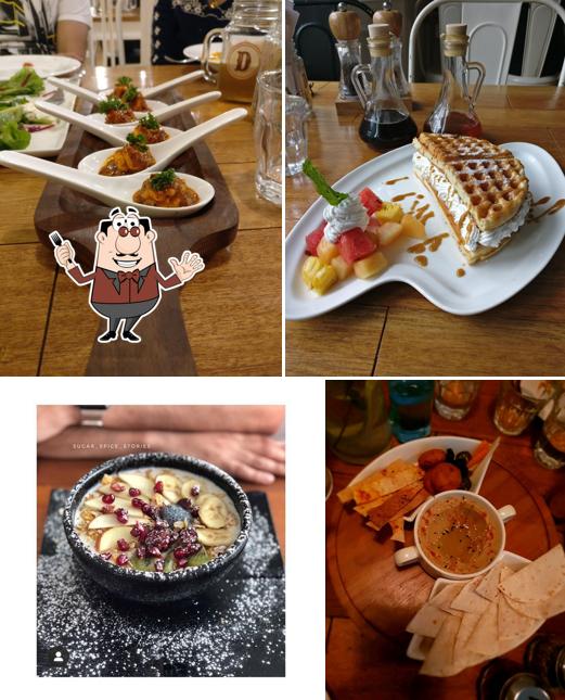 Food at Diesel Cafe