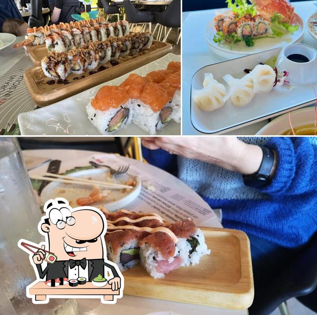 Prova le varie opzioni di sushi