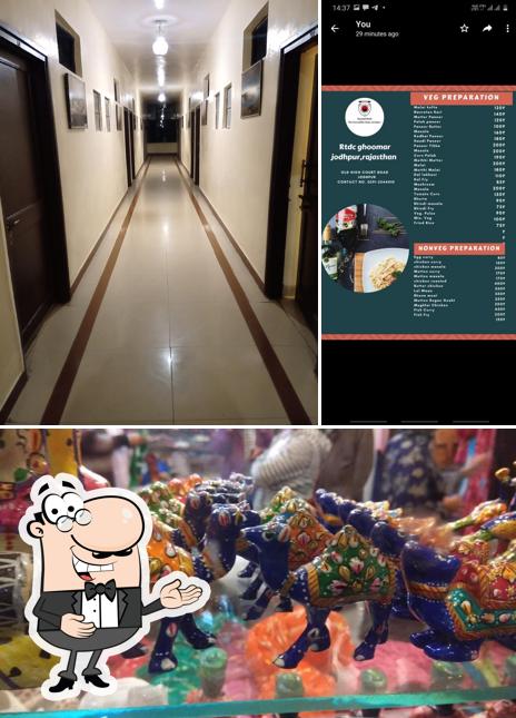 Look at the pic of Hotel Ghoomar