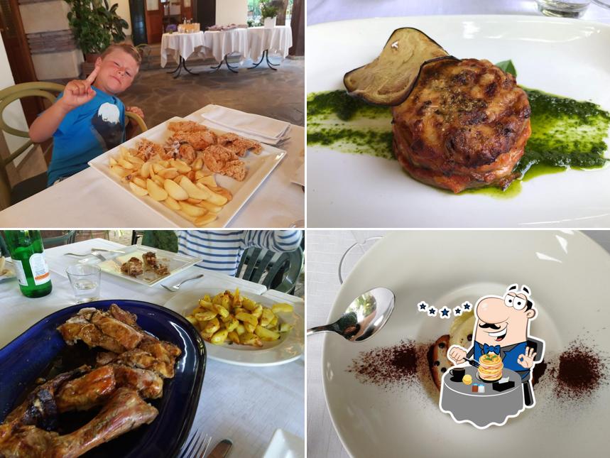Platti al Trattoria al Sasso