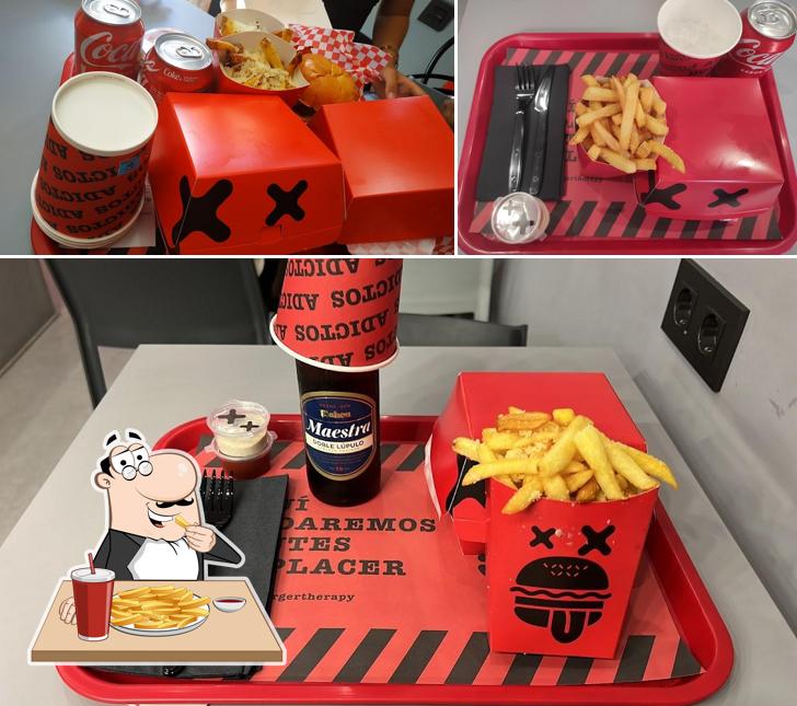 French fries at Being Bong
