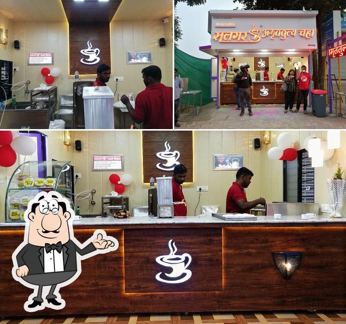 The interior of Salgar Amrutatulya tea and coffee