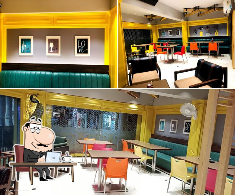 The interior of Maan Cafe & Bakery