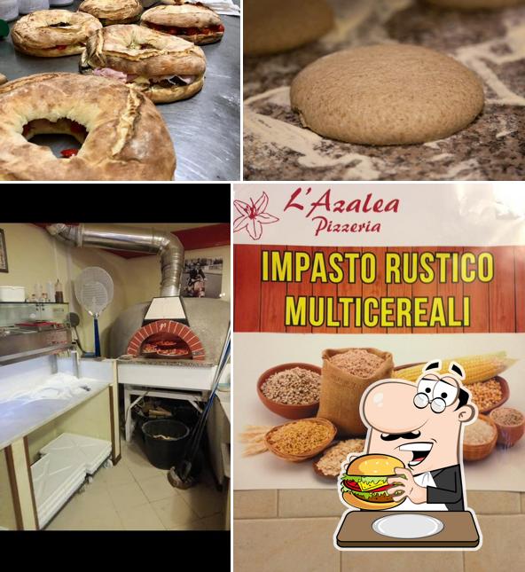 Prenditi un hamburger a Pizzeria l'Azalea