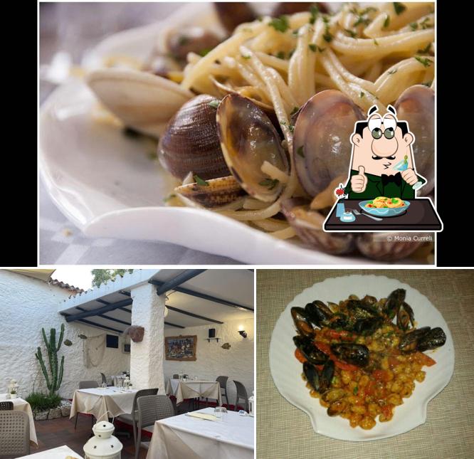 Guarda la immagine che raffigura la cibo e interni di Baia Saraceno restaurant
