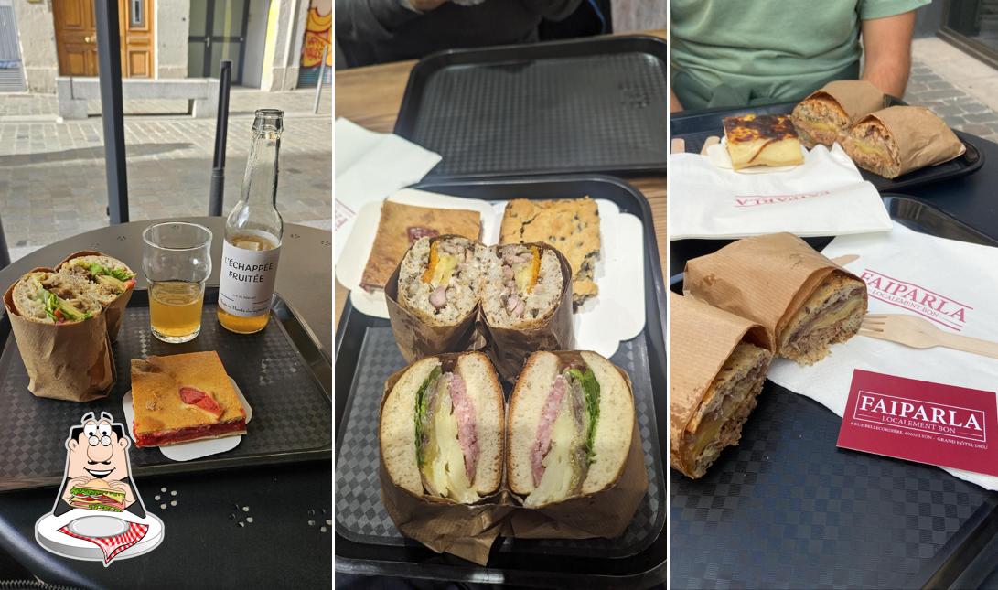 Prenez différents types de sandwichs