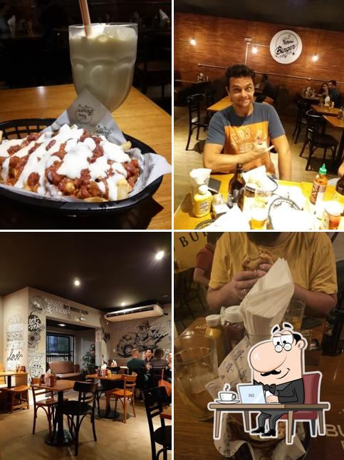 O interior do Hamburgueria Burger For You