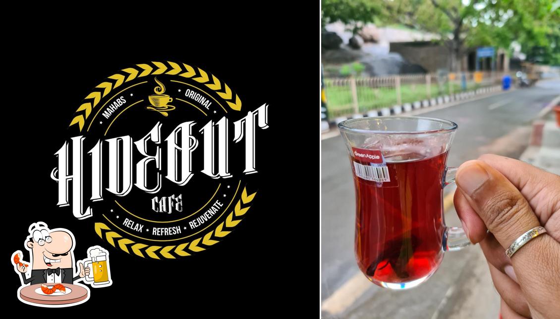 Enjoy a glass of light or dark beer