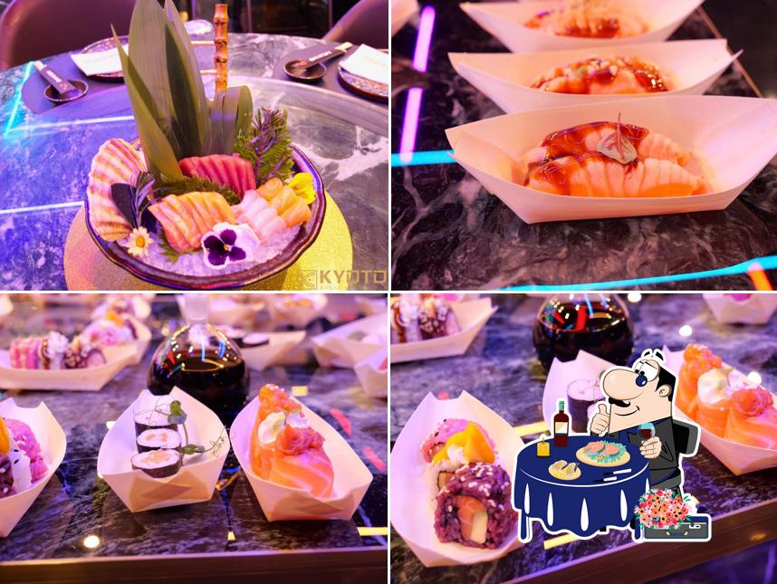 Sashimi al KYOTO SUSHI EXPERIENCE
